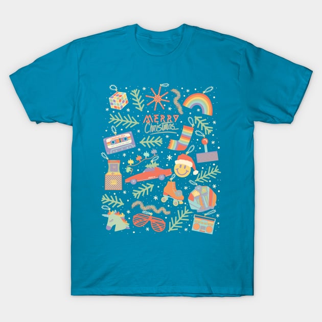 80's Christmas T-Shirt by jenblove